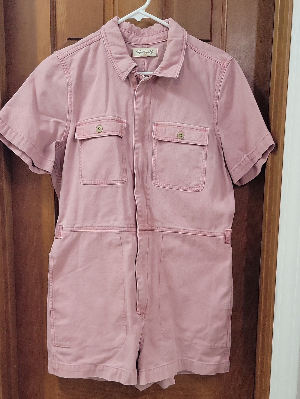 Madewell Short-Sleeve Utility Romper